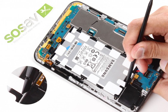 Guide photos remplacement haut-parleur externe gauche Samsung Galaxy Tab 2 7" (Etape 8 - image 1)
