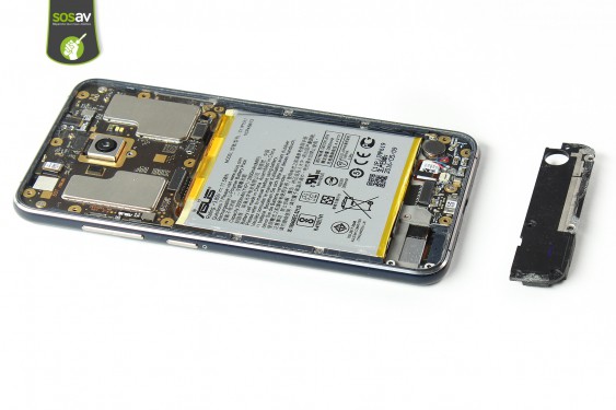 Guide photos remplacement carte connecteur de charge / vibreur  Asus Zenfone 3 (Etape 17 - image 1)