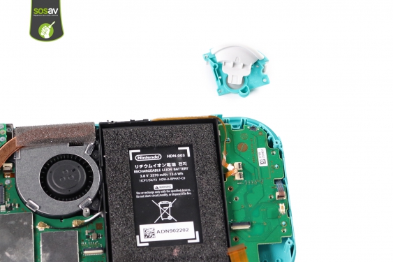 Guide photos remplacement carte fille (gestion boutons de gauche) Nintendo Switch Lite (Etape 16 - image 4)