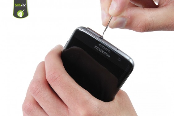 Guide photos remplacement tiroir sim/microsd Samsung Galaxy S7 Edge (Etape 2 - image 2)