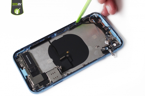 Guide photos remplacement nappe power et volume iPhone XR (Etape 25 - image 1)