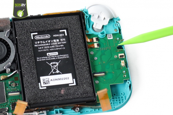 Guide photos remplacement joystick gauche Nintendo Switch Lite (Etape 14 - image 4)