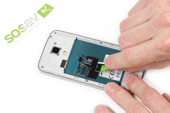 Guide photos remplacement haut-parleur interne Samsung Galaxy S4 mini (Etape 7 - image 3)