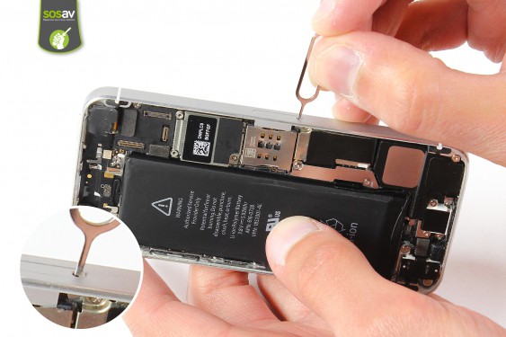 Guide photos remplacement levier tiroir sim iPhone 5S (Etape 9 - image 1)