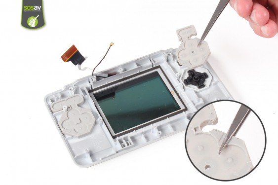 Guide photos remplacement nappe de liaison de la partie supérieure Nintendo DS (Etape 15 - image 2)