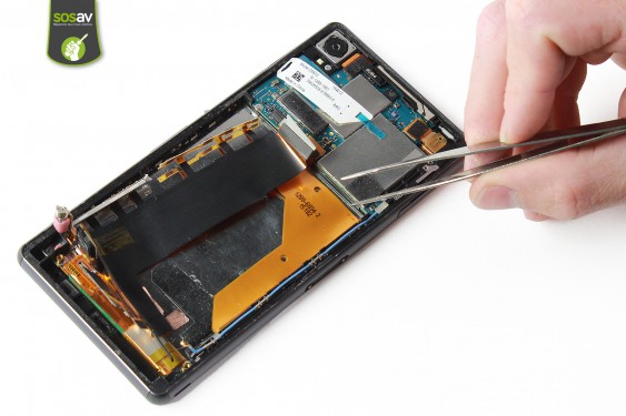 Guide photos remplacement nappe power / volume / micro Xperia Z3 (Etape 36 - image 1)