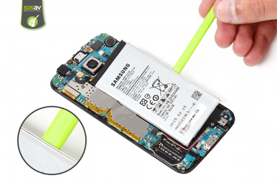 Guide photos remplacement connecteur de charge Samsung Galaxy S6 (Etape 9 - image 3)