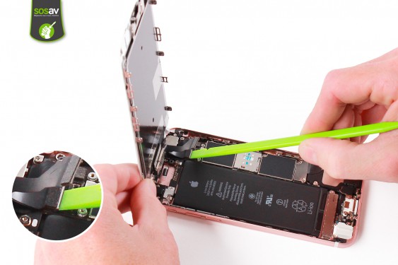 Guide photos remplacement nappe power, vibreur, volume, flash et micro externe iPhone 6S (Etape 6 - image 3)