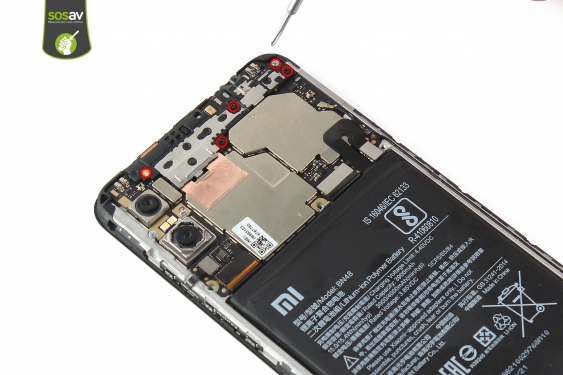 Guide photos remplacement carte mère & caméra arrière Redmi Note 6 Pro (Etape 14 - image 1)