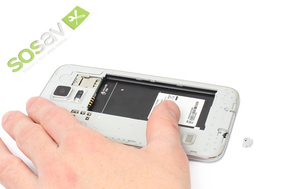 Guide photos remplacement haut parleur externe Samsung Galaxy S5 (Etape 22 - image 4)