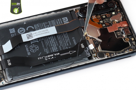 Guide photos remplacement câble d'interconnexion Redmi Note 8T (Etape 13 - image 2)
