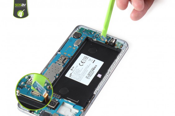 Guide photos remplacement nappe power Samsung Galaxy J7 2016 (Etape 14 - image 4)