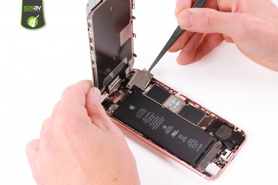 Guide photos remplacement plaque de protection de l'écran lcd iPhone 6S (Etape 5 - image 2)