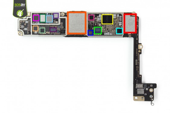 Guide photos remplacement démontage complet iPhone 8 Plus (Etape 17 - image 1)