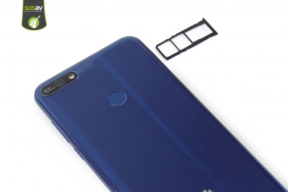 Guide photos remplacement vibreur Huawei Y7 2018 (Etape 3 - image 1)