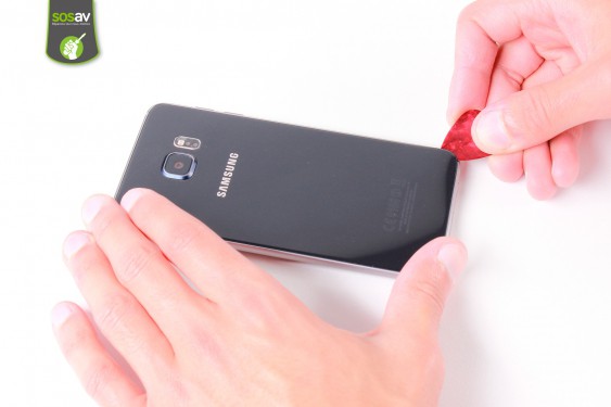 Guide photos remplacement carte mère Samsung Galaxy S6 Edge + (Etape 4 - image 1)