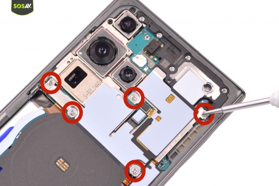 Guide photos remplacement connecteur de charge Galaxy S23 Ultra (Etape 7 - image 1)