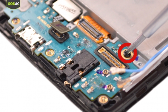Guide photos remplacement connecteur de charge Galaxy A42 5G (Etape 14 - image 2)