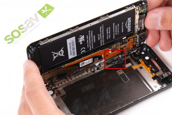 Guide photos remplacement nappe d'interconnexion Firephone (Etape 5 - image 3)