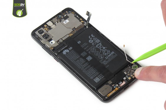 Guide photos remplacement carte de gestion inférieure Huawei P20 (Etape 16 - image 2)