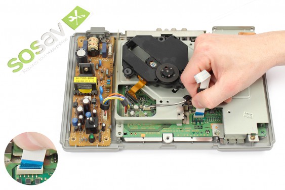 Guide photos remplacement nappe bloc manettes + cartes mémoire Playstation (Etape 8 - image 2)