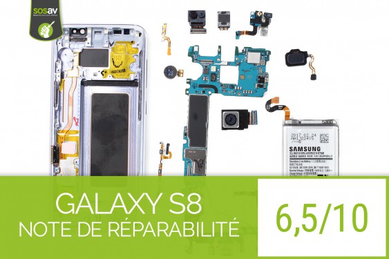 Guide photos remplacement démontage complet Samsung Galaxy S8  (Etape 17 - image 1)