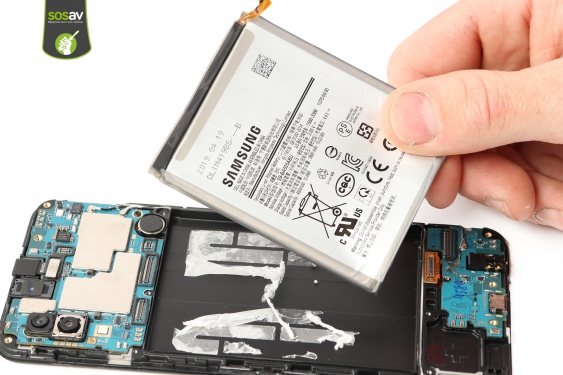 Guide photos remplacement batterie Galaxy A30 (Etape 17 - image 1)