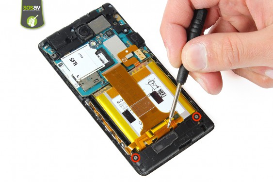 Guide photos remplacement haut-parleur interne Xperia T (Etape 8 - image 1)