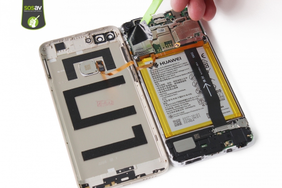 Guide photos remplacement connecteur de charge Huawei P Smart (Etape 6 - image 4)