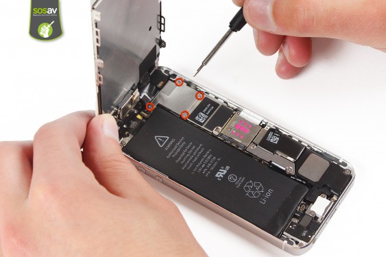 Guide photos remplacement batterie iPhone 5S (Etape 5 - image 3)