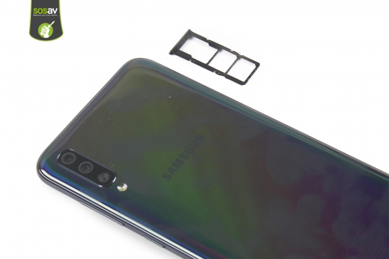 Guide photos remplacement vitre arrière Galaxy A70 (Etape 3 - image 1)