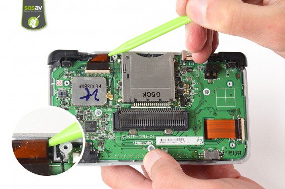 Guide photos remplacement carte de gestion et antenne wifi Nintendo DS (Etape 6 - image 1)