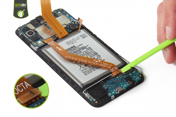 Guide photos remplacement câbles d'interconnexion Galaxy A50 (Etape 19 - image 1)