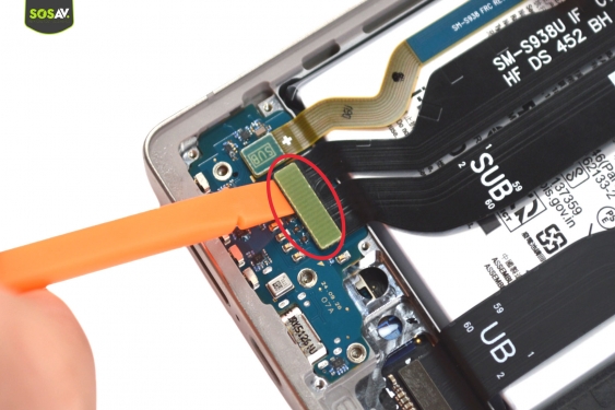 Guide photos remplacement connecteur de charge Galasy S25 Ultra (Etape 8 - image 2)