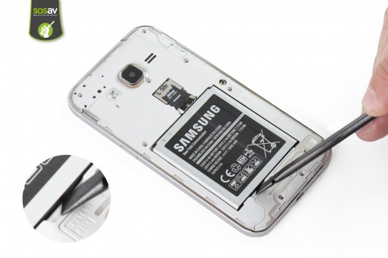 Guide photos remplacement vitre tactile / lcd Samsung Galaxy Core Prime (Etape 4 - image 2)