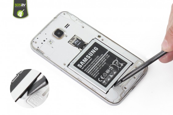 Guide photos remplacement haut-parleur externe Samsung Galaxy Core Prime (Etape 4 - image 2)