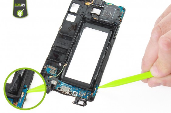 Guide photos remplacement nappe connecteur de charge Samsung Galaxy A5 (Etape 40 - image 2)