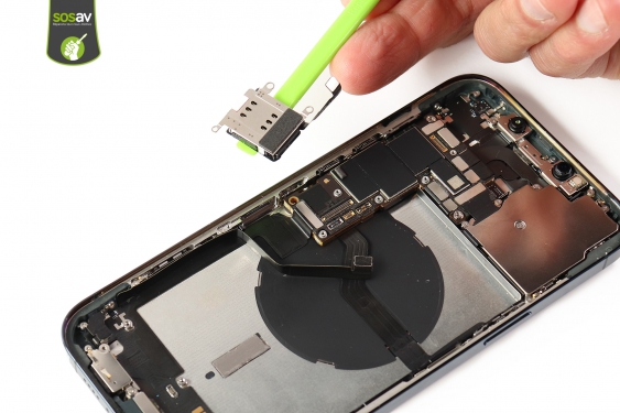 Guide photos remplacement connecteur de charge iPhone 12 Pro Max (Etape 22 - image 4)