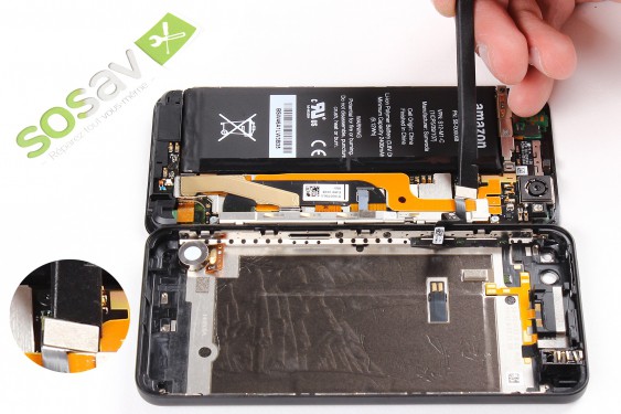 Guide photos remplacement nappe d'interconnexion Firephone (Etape 6 - image 2)