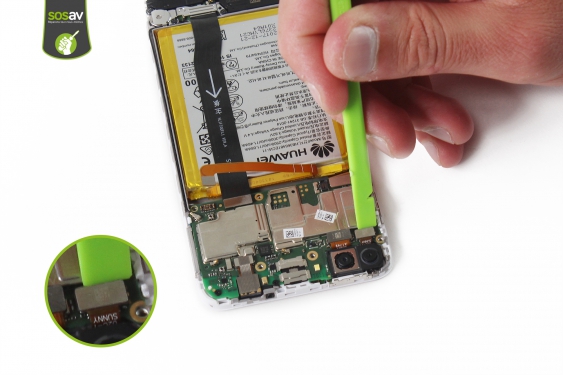Guide photos remplacement carte mère Huawei P Smart (Etape 12 - image 3)