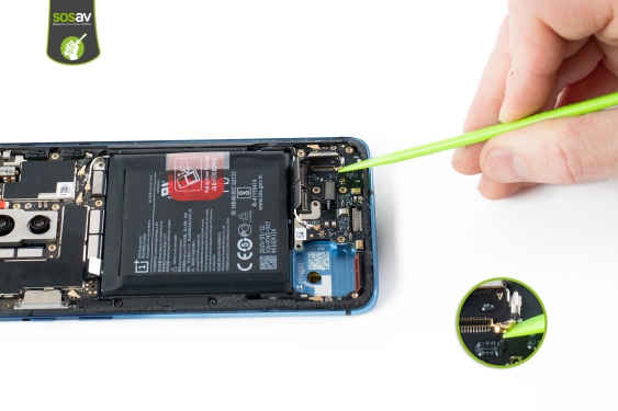 Guide photos remplacement lecteur sim OnePlus 7T Pro (Etape 16 - image 4)