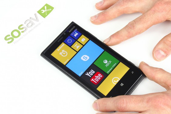 Guide photos remplacement haut-parleur interne Lumia 920 (Etape 1 - image 1)