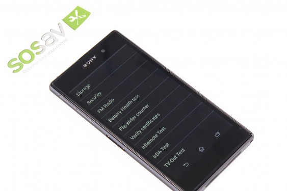 Guide photos remplacement menu caché / menu de test Xperia Z1 (Etape 5 - image 1)