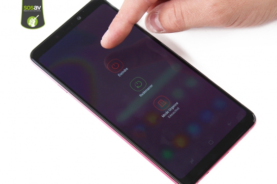 Guide photos remplacement haut-parleur interne Galaxy A9 (2018) (Etape 1 - image 2)