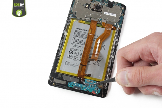 Guide photos remplacement connecteur de charge Huawei Mate 8 (Etape 15 - image 3)