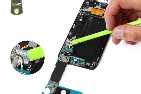 Guide photos remplacement connecteur de charge Samsung Galaxy S6 Edge (Etape 12 - image 2)