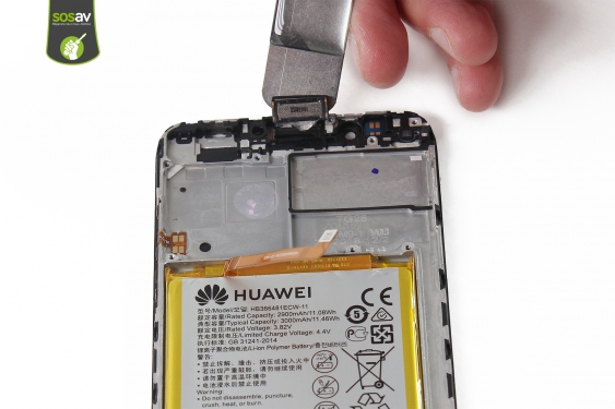 Guide photos remplacement haut-parleur interne Huawei Y7 2018 (Etape 21 - image 2)