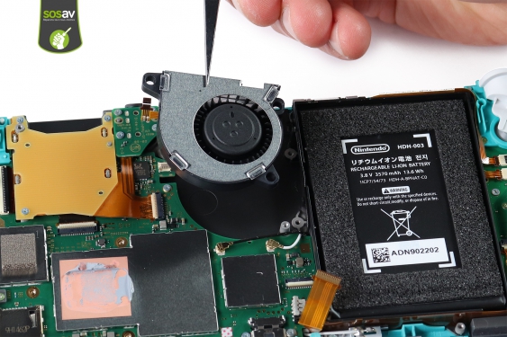 Guide photos remplacement ventilateur Nintendo Switch Lite (Etape 12 - image 3)