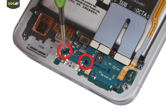 Guide photos remplacement connecteur de charge Galaxy A56 (Etape 7 - image 1)