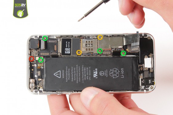 Guide photos remplacement nappe power, vibreur & volume iPhone 5S (Etape 16 - image 1)